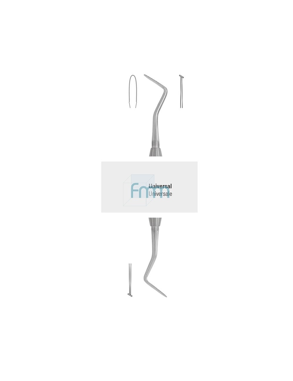 APPLICATEUR DE FIL RETRACTION GINGIVALE, UNIVERSEL, AVEC DENTURE