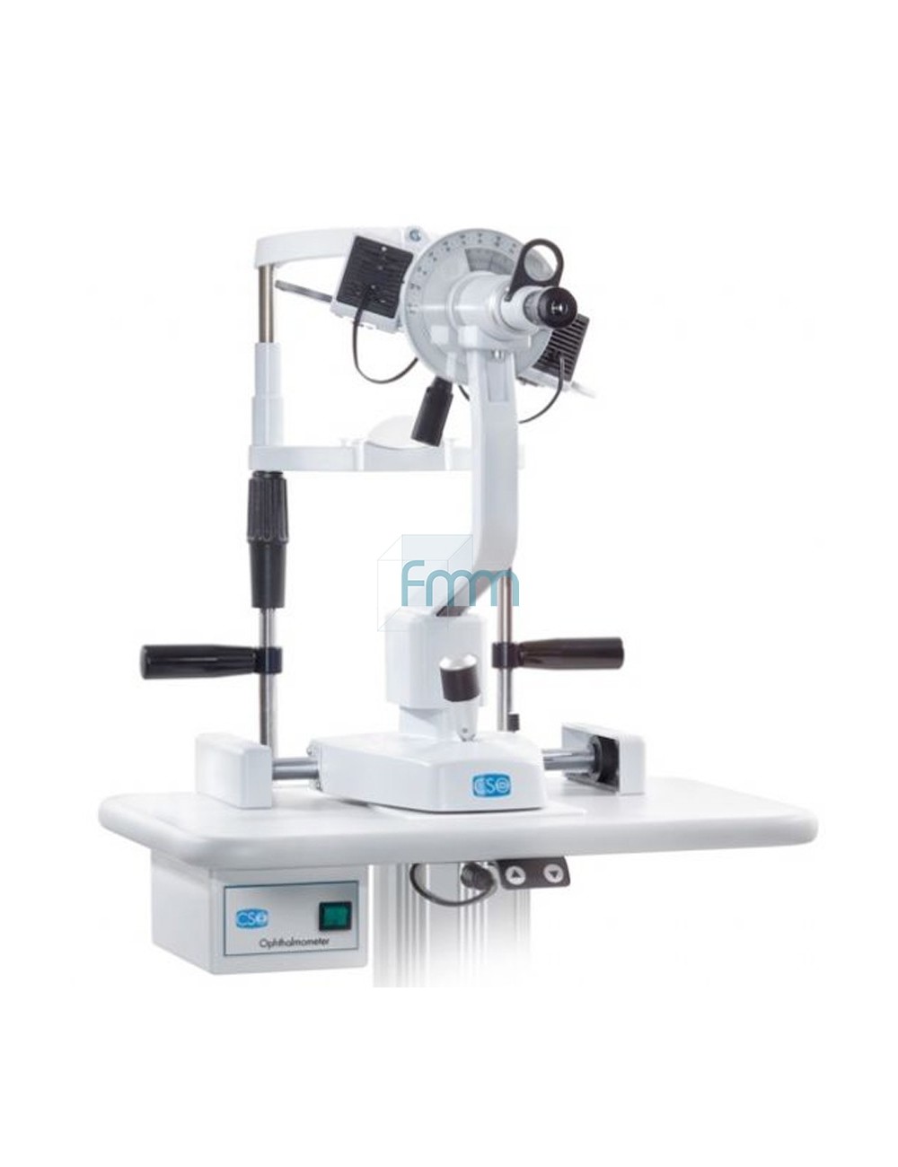 OPHTALMOMETRE DE JAVAL SCHIOTZ AVEC MENTONNIERE ET TRANSFORMATEUR LED 12V