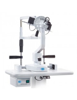 OPHTALMOMETRE DE JAVAL SCHIOTZ AVEC MENTONNIERE ET TRANSFORMATEUR LED 12V