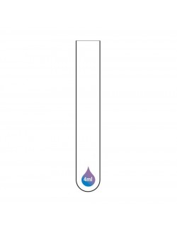 TUBE PS POLYPROPYLENE FR STERILE 4ML 12X75MM A/BOUCHON ROUGE (1000)