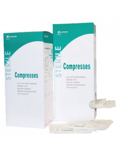 COMPRESSE NON-TISSEE STERILE 5 X 5CM (BOITE DE 50 SACHETS DE 5)