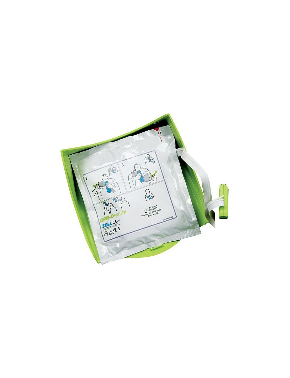 PAIRE ELECTRODES ADULTE DEFIBRILLATEUR ZOLL