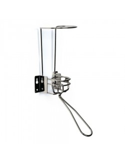 DISTRIBUTEUR DE SAVON INOX A COUDE  1L