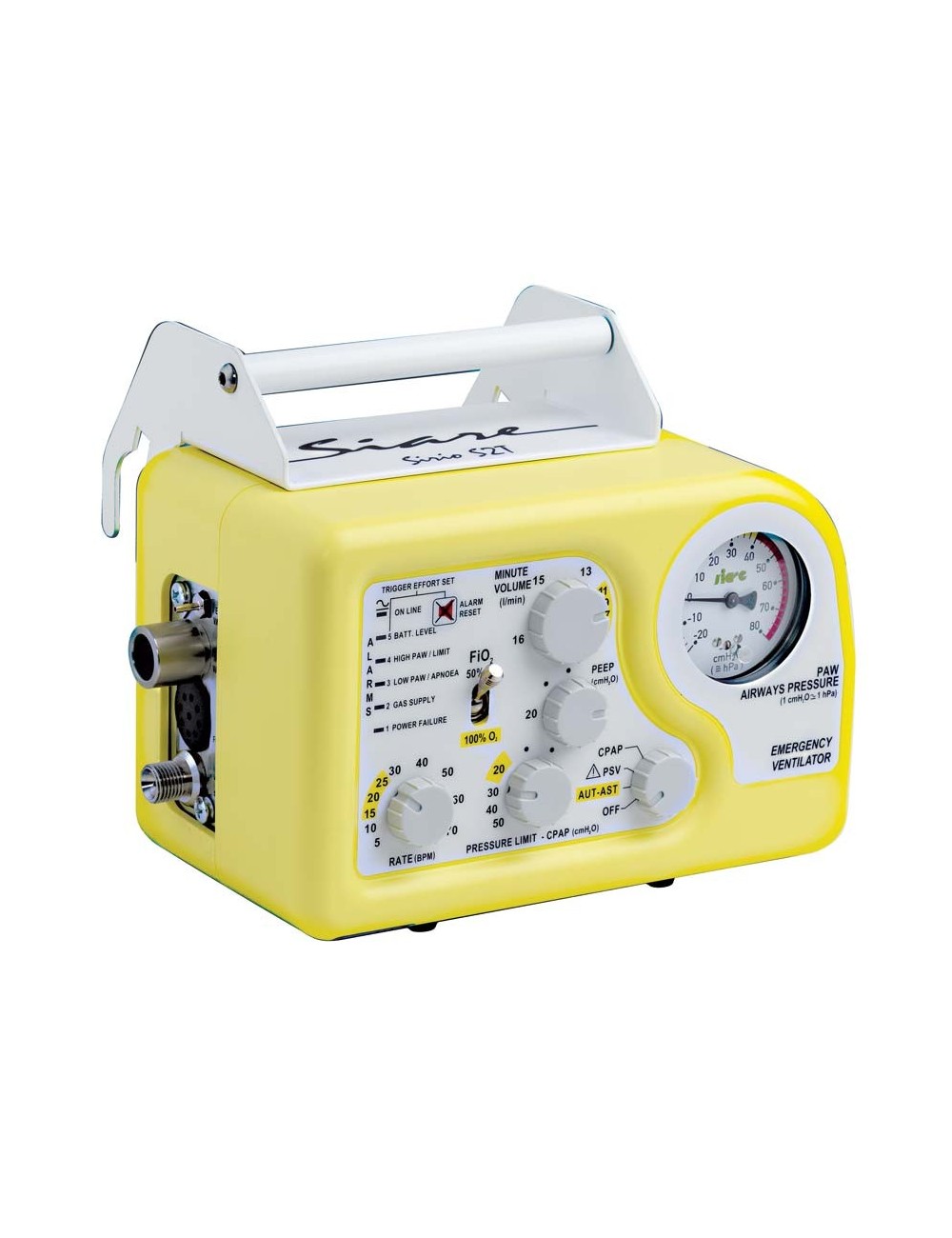 RESPIRATEUR VENTILATEUR PULMONAIRE SIRIO S2/T + SAC ET BOUT O2