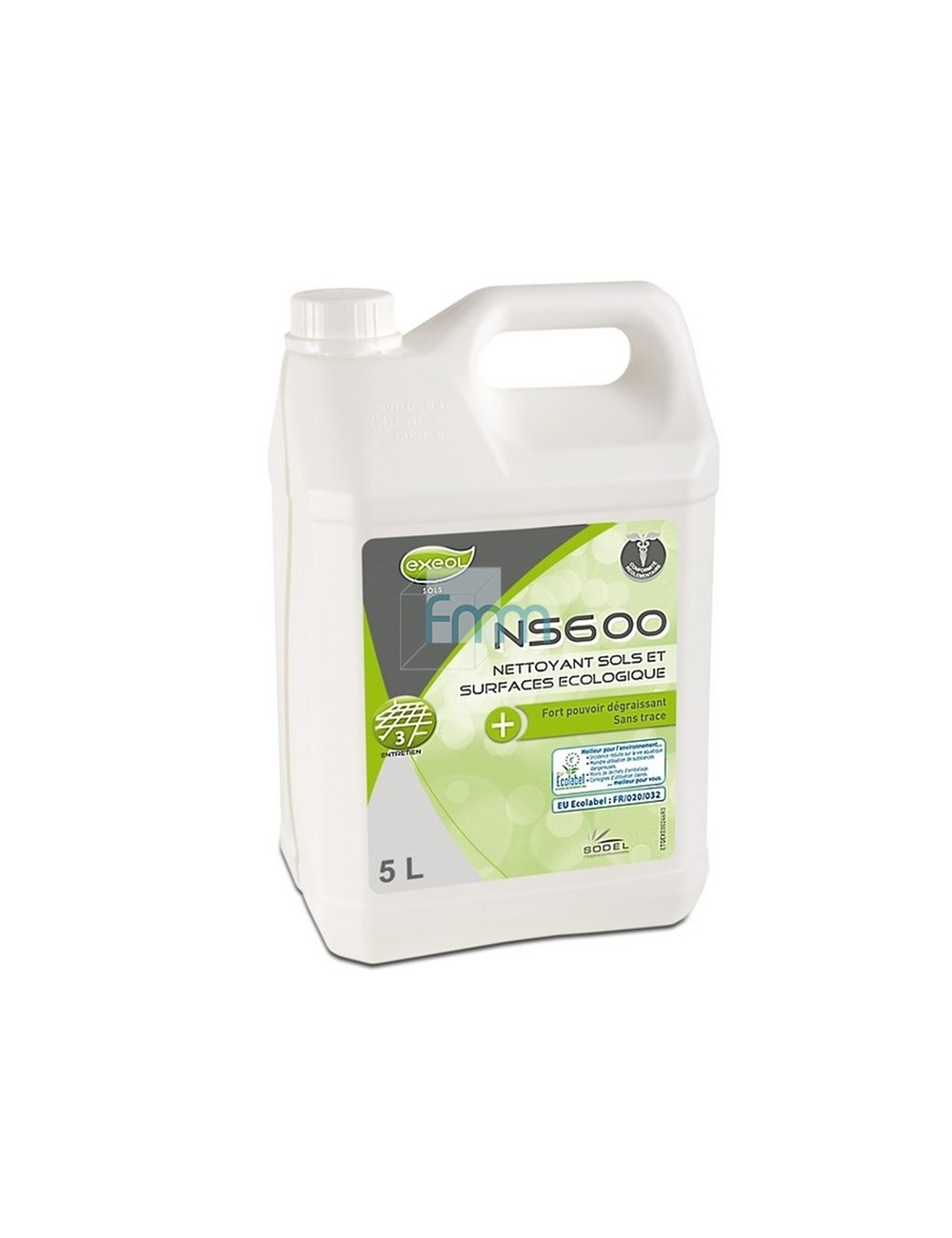 NETTOYANTS SOLS/SURFACES NS600 PARFUM ORANGE (PAR 2 BIDONS DE 5 LITRES)