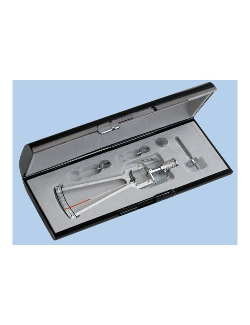 TONOMETRE DE SCHIOTZ C, ECHELLE INCLINEE, ARGENT