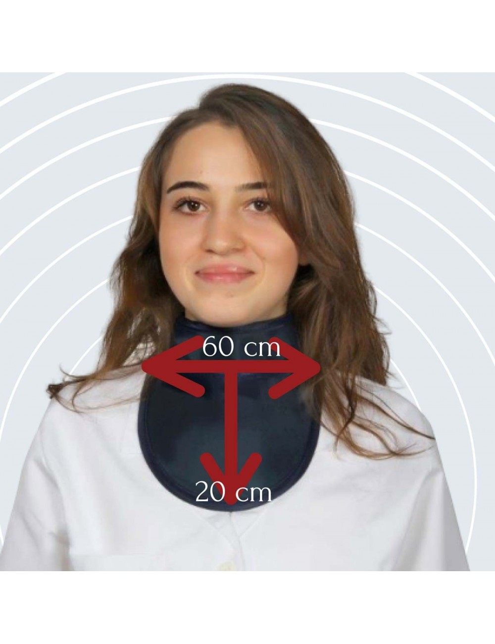 PROTEGE THYROIDE TYPE CASQUETTE 0,5MM PLOMB