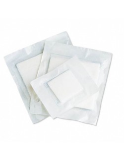 COMPRESSE DE GAZE STERILE TISSE 5 X 5 CM 17 FILS 8 PLIS (X100)