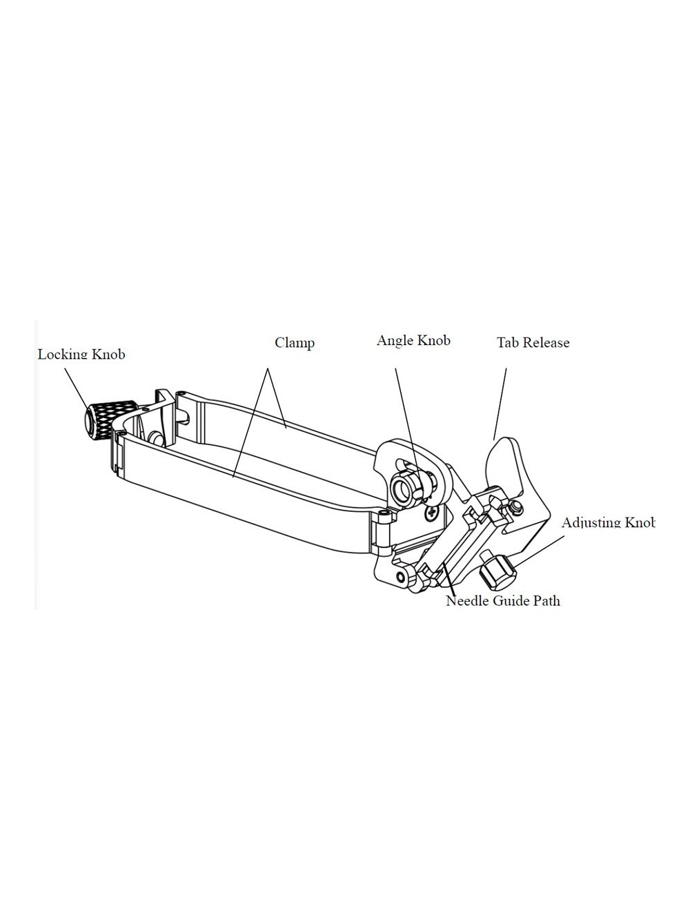 GUIDE BIOPSIE PROSTATIQUE POUR SONDE ENDORECTALE REF. 609506