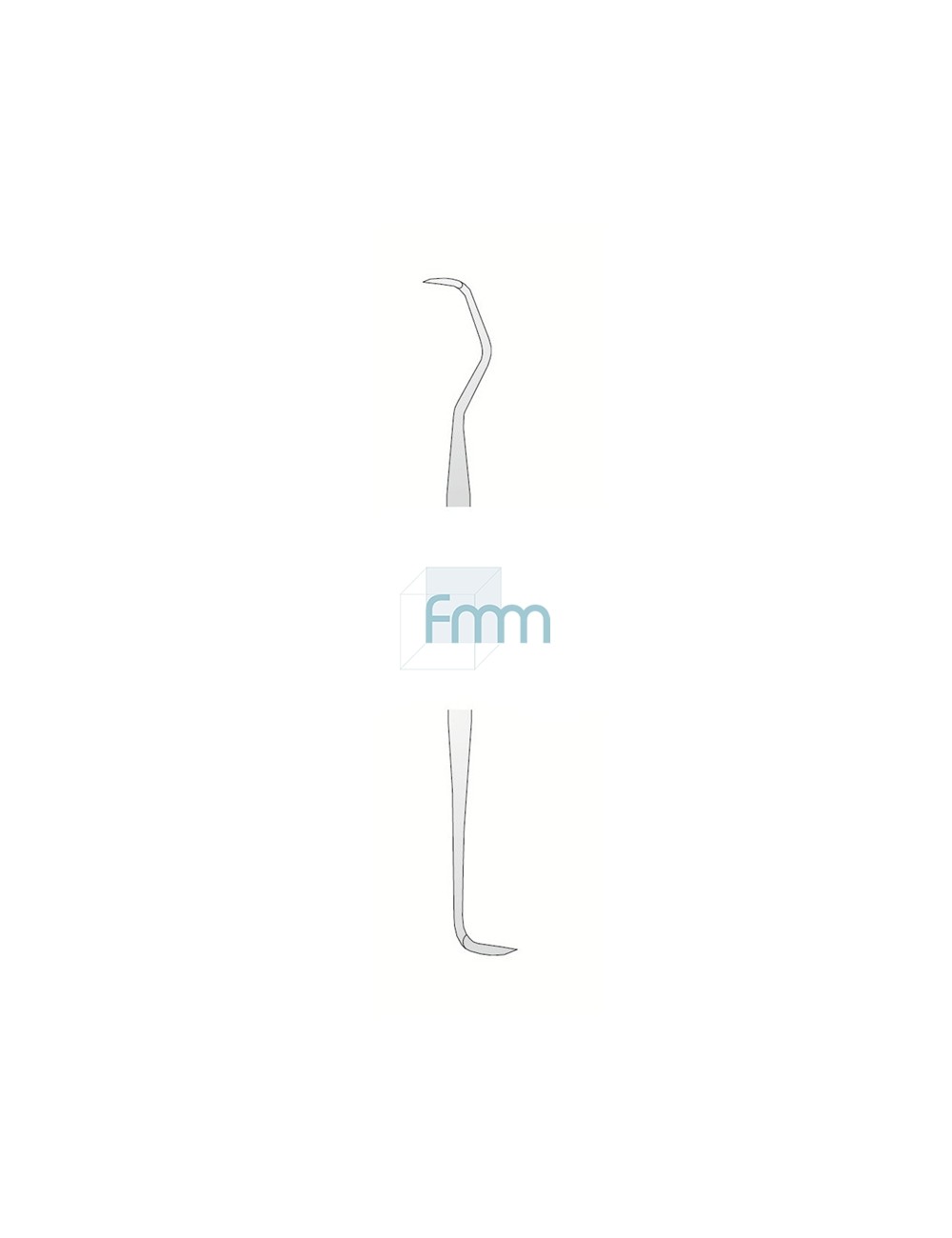 CURETTE DE GOLDMAN FOX 2 DOUBLE EXTREMITE