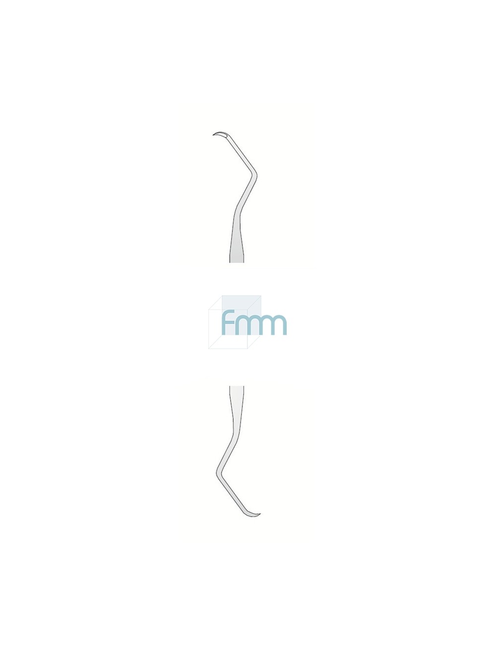 CURETTE DE GOLDMAN FOX 4 DOUBLE EXTREMITE