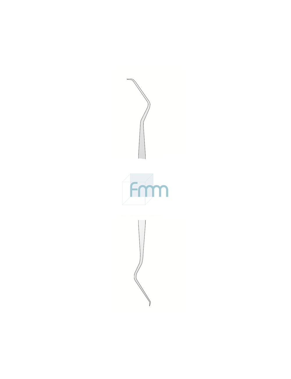 CURETTE DE GOLDMAN FOX 6 DOUBLE EXTREMITE