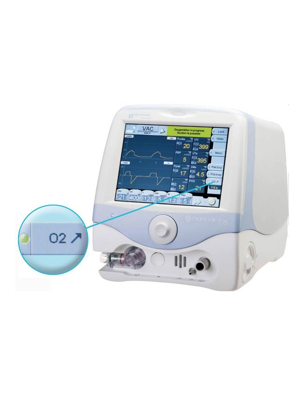 RESPIRATEUR DE REANIMATION MONNAL T75