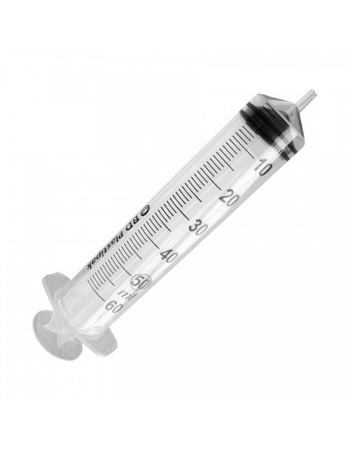 SERINGUE U.U 3 PCS LUER 50/60 ML EMBOUT EXENTRE (X 60)