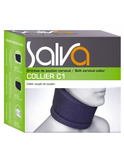 COLLIER CERVICAL MOUSSE GAINE COTON FERM.VELCRO