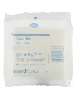 COMPRESSE STERILE NON TISSE 10X10CM (50 POCHETTES DE X 10 COMPRESSES)