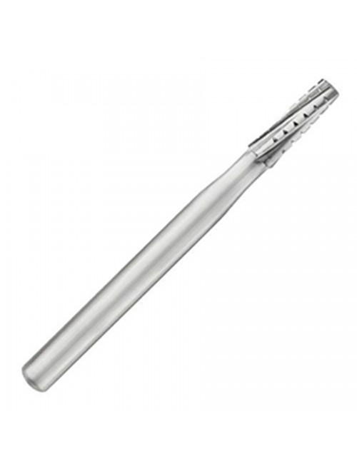 FRAISES FG CARBURE DE TUNGSTENE CONIQUE 10 PANS ISO 014 LES 5 FRAISES