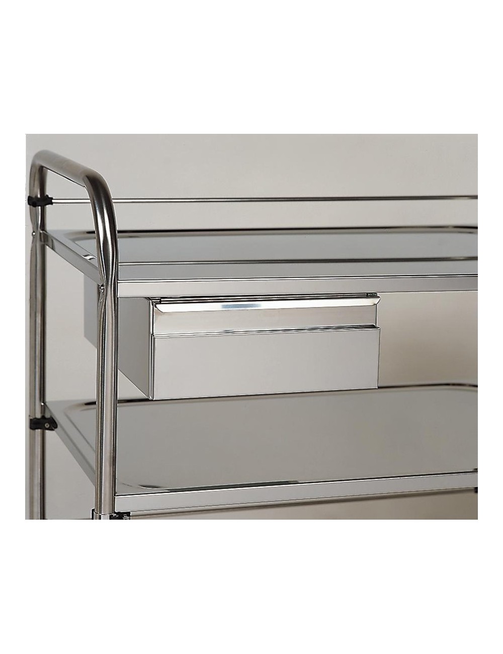 TIROIR INOX P.M. 255 X 400 X 115 MM POUR GUERIDON 60 X40 CM