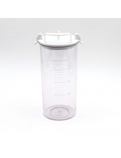 BOCAL DE RECHANGE 3 LITRES, EN PLASTIQUE,  AVEC COUVERCLE