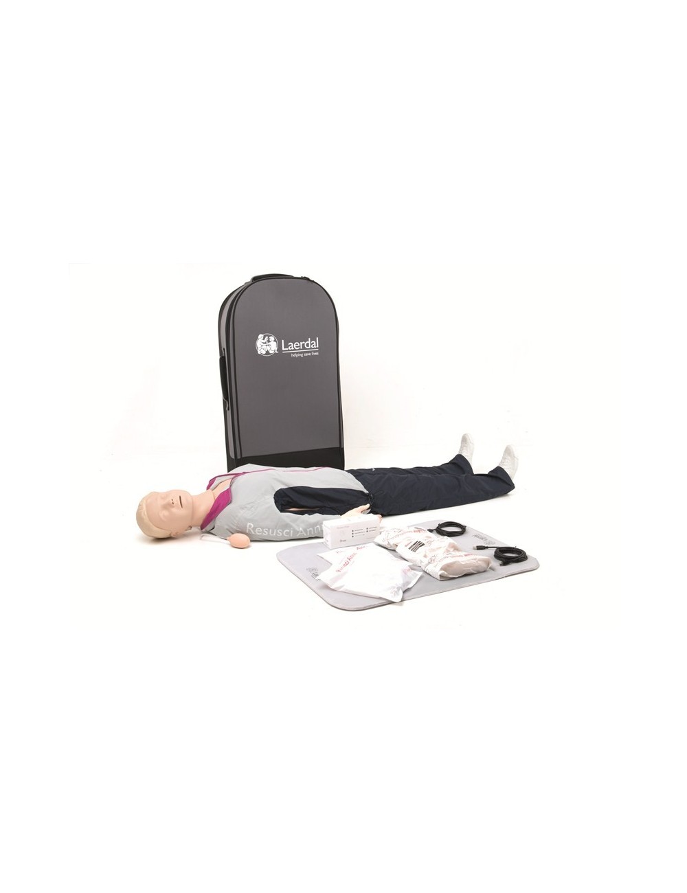 RESUSCI ANNE QCPR CORPS ENTIER EN VALISE