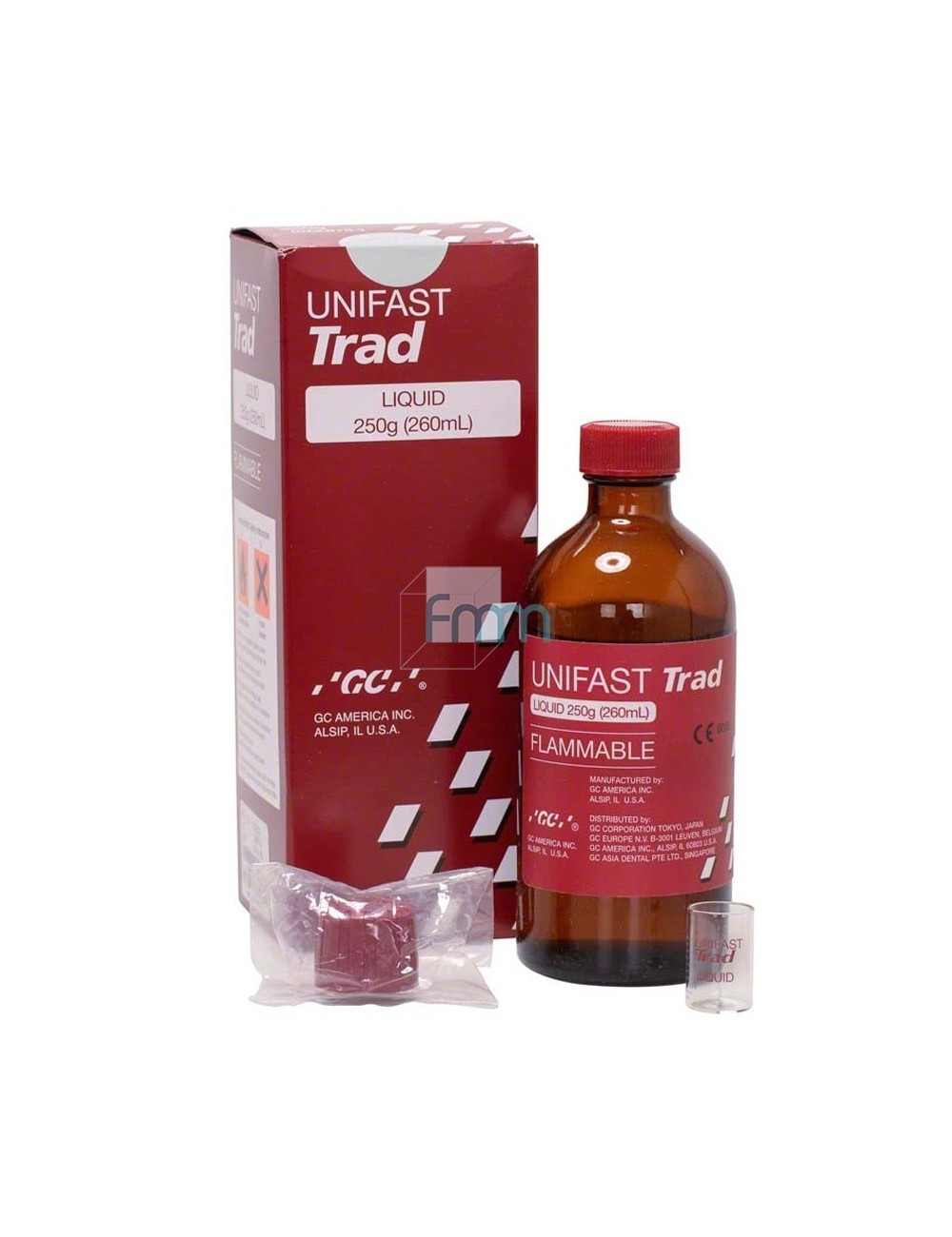 GC UNIFAST TRAD LIQUIDE 260 ML, RESINE AUTO PROVISOIRE*