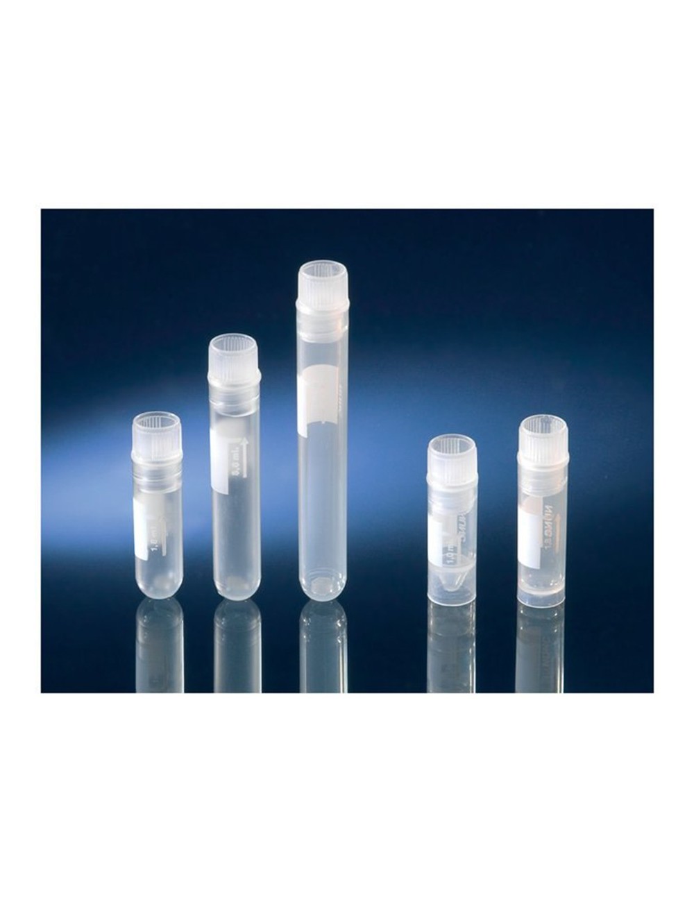 CRYOTUBE 1,8 ML FOND ROND À PAS DE VIS INT. 'INSCRIPTION NUNC (X500)