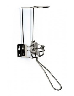 DISTRIBUTEUR ACIER INOX.COMMANDE AU COUDE POUR FLACON  1 LITRE