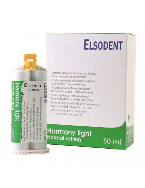 HARMONY EMPREINTE SILICONE ADDITION LIGHT, BASSE VISCOSITE PRISE NORMALE, 4 X 50 ML