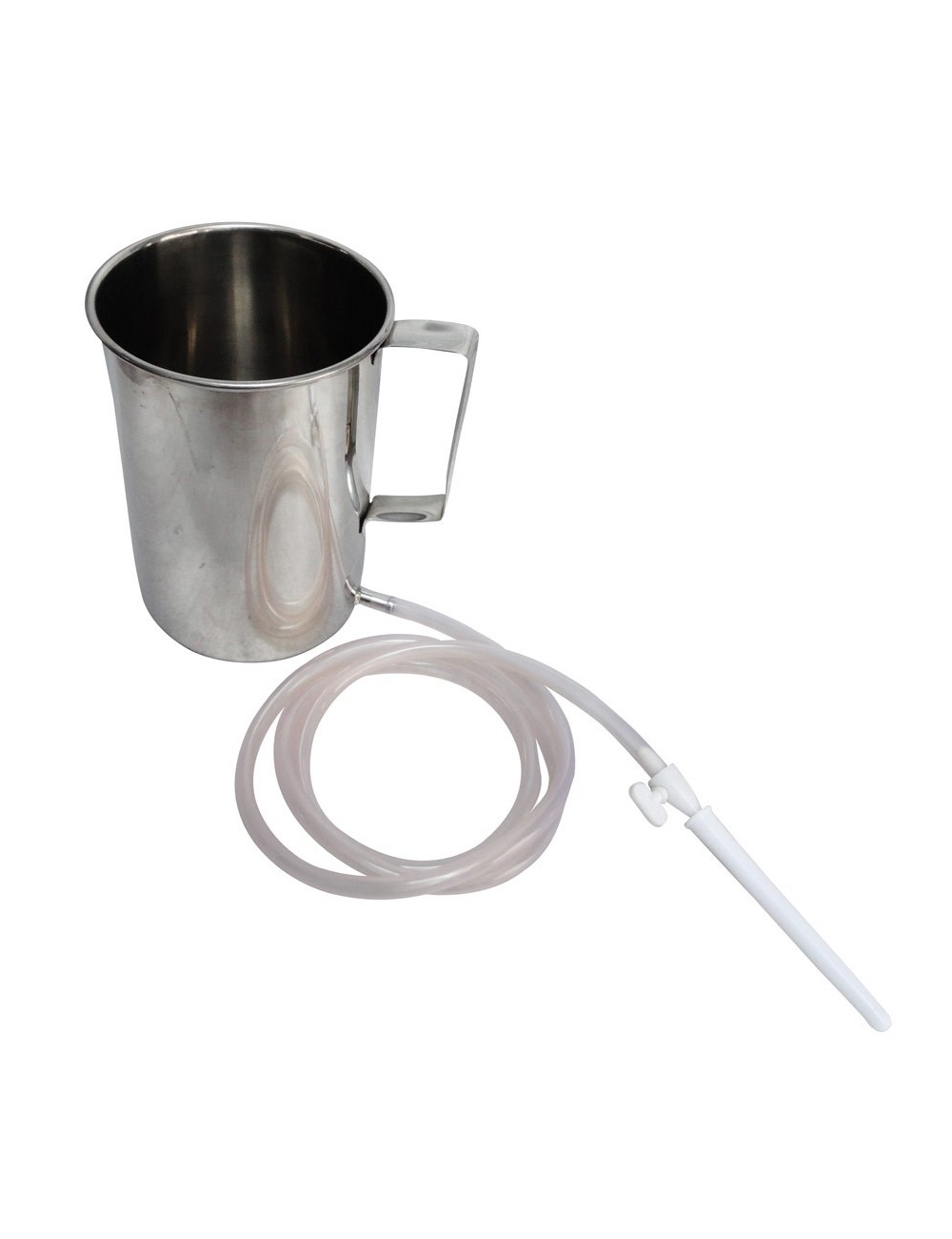 BOCK A DOUCHE INOX AVEC TUYAU ROBINET CANULE