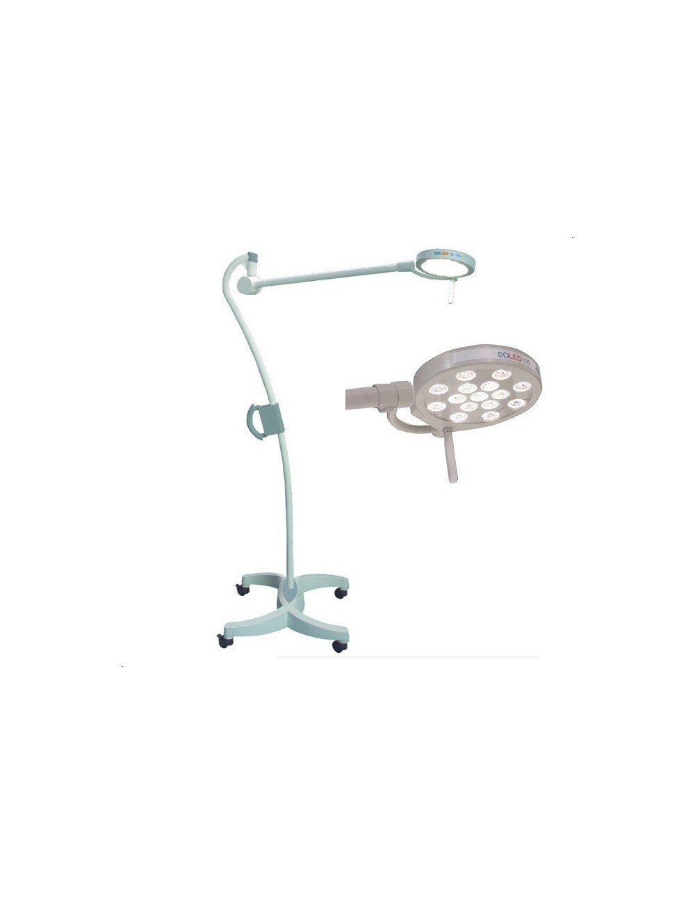 SCIALYTIQUE A LED FOCALISABLE SUR PIED ROULANT