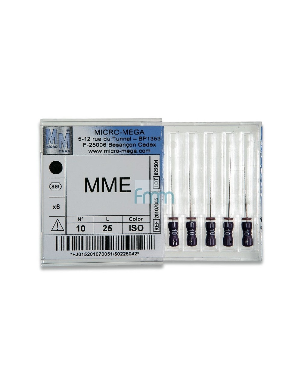 LIMES MME LG 25 MM ISO 010, BOITE DE 6