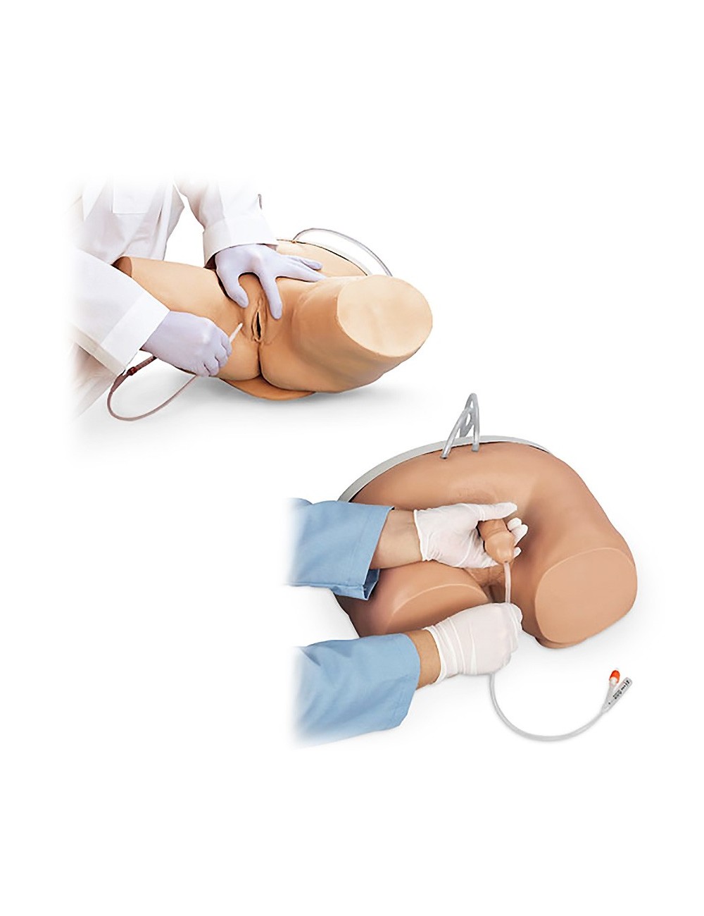 MANNEQUIN SIMULATEUR DE CATHÉTÉRISATION MASCULINE ET FÉMININE