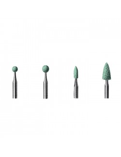 INSTRUMENTS ABRASIFS ARKANSAS TURBINE & CA, SET DE 12 ASSSORTIS (6+6)