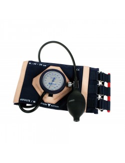 TENSIOMETRE VAQUEZ-LAUBRY CLASSIC BRASSARD SANGLES COTON MARINE ADULTE (M)