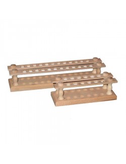 PORTOIR BOIS P/12 TUBES ESSAIS DIAM. 16MM