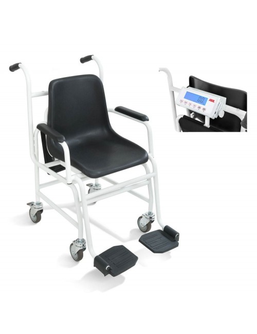 CHAISE DE PESEE A ROULETTES 250 KG / 100GR