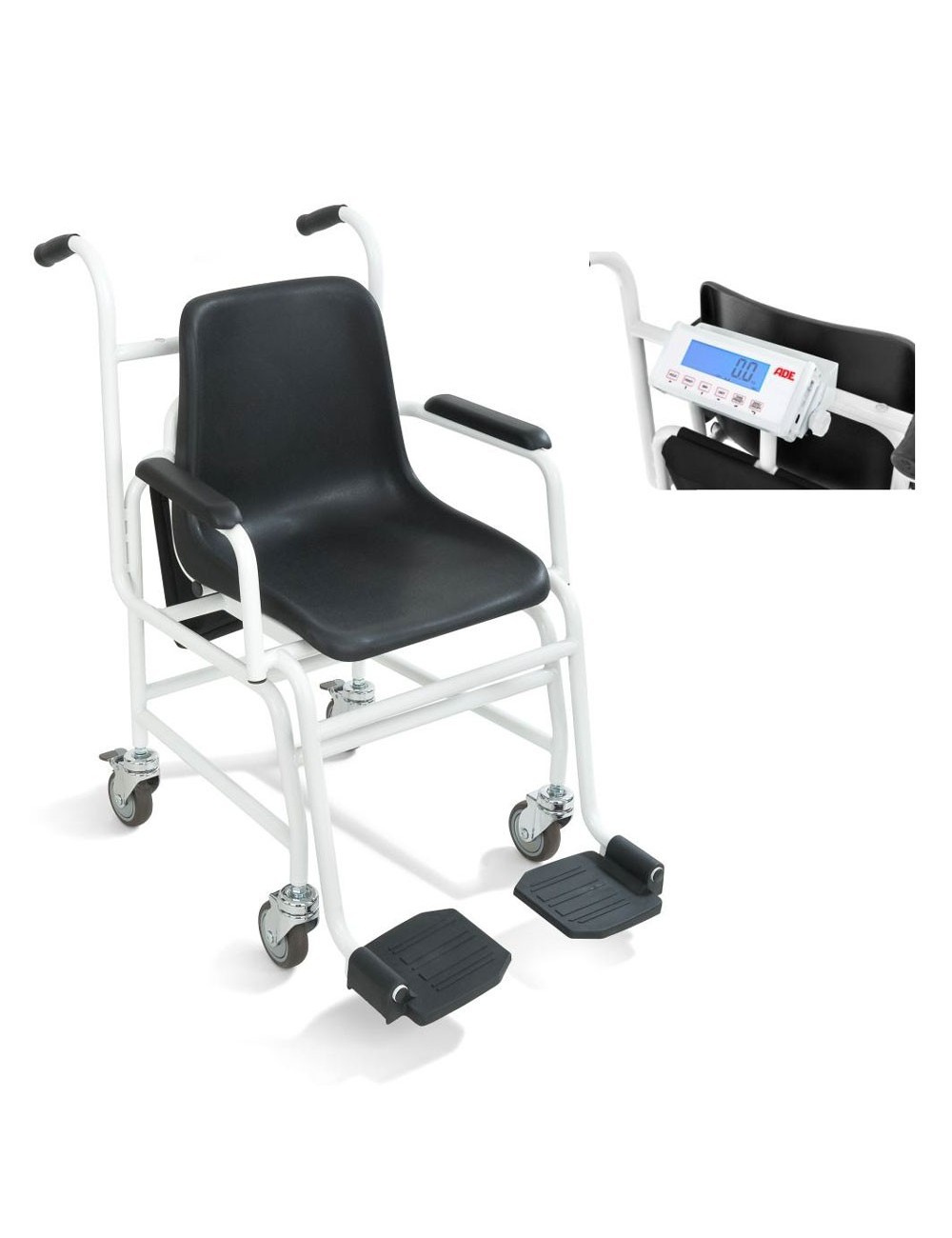 CHAISE DE PESEE A ROULETTES 250 KG / 100GR