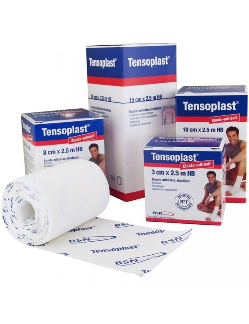 TENSOPLAST BANDE CONTENTION ADHESIVE ELAST.2,50 X 3CM