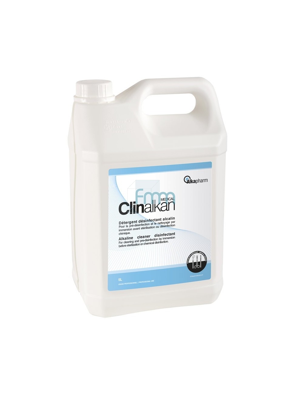 CLINALKAN SC DETERGENT DESINFECTANT INSTR. BIDON DE 5 LITRES*