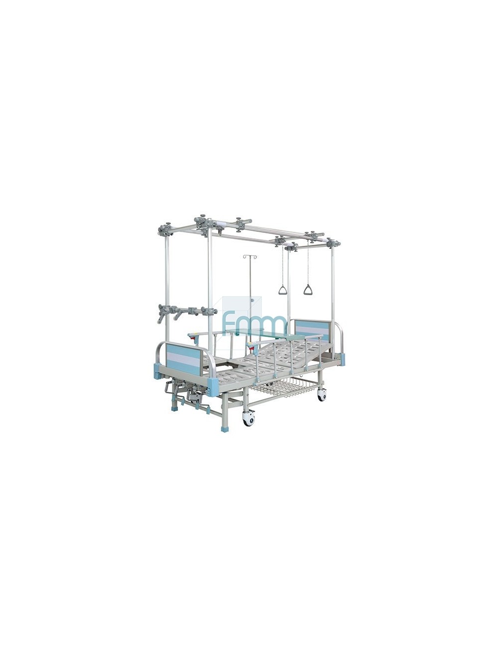 LIT D'HOSPITALISATION HYDRAULIQUE  - 3 MOUVEMENTS EQUIPE ORTHOPEDIQUE ET MATELAS