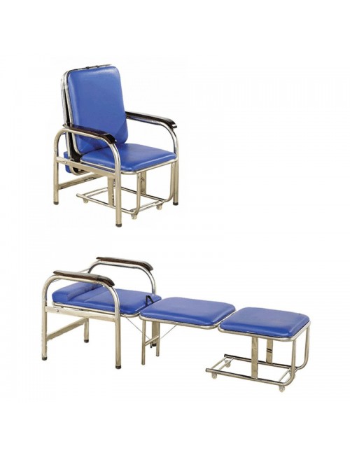 FAUTEUIL ACCOMPAGNANT TRANSFORMABLE EN LIT D'APPOINT