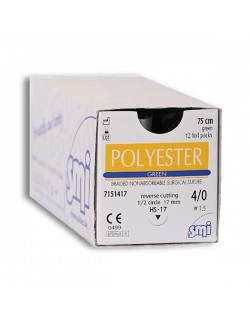 POLYESTER GREEN DEC.4 (1) PT 3/8 30MM 75CM (X 12)