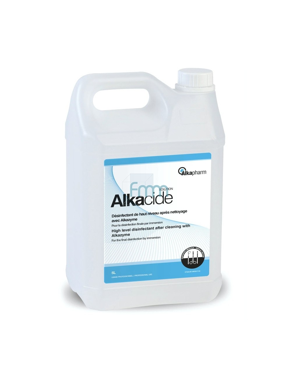 ALKACIDE BIDON DE 5 LITRES (PRÊT A L'EMPLOI) PACK DE 4X5 LITRES