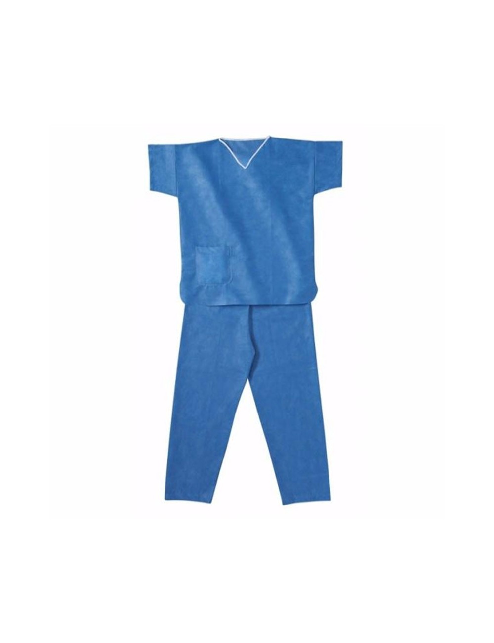 PYJAMA DE BLOC NON STERILE NONTISSE TAILLE XXL BLEU (X 50)