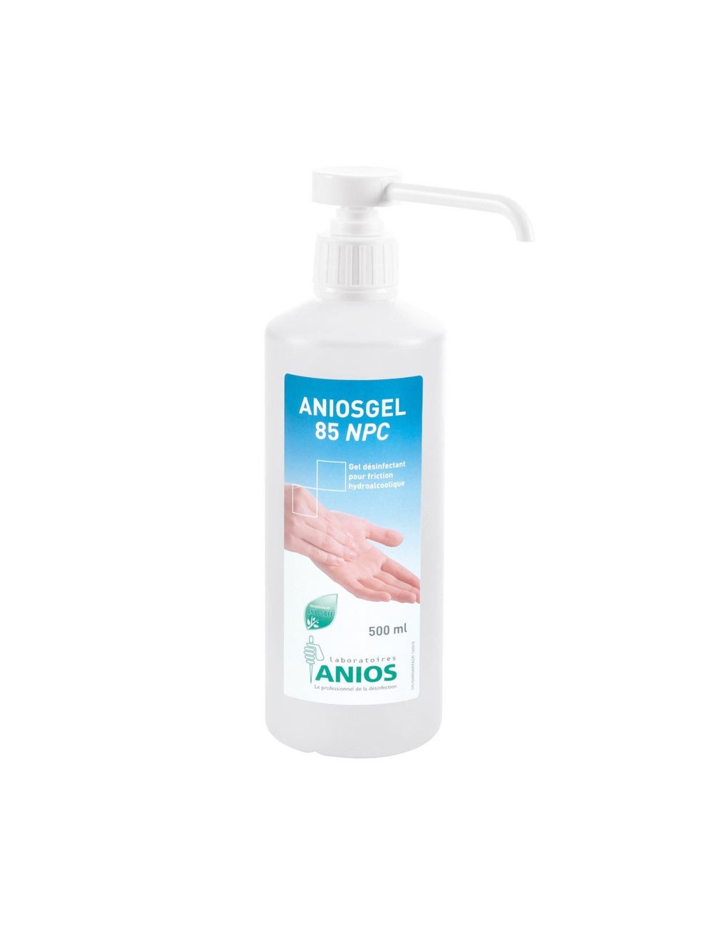 ANIOSGEL 85NPC / GEL ANTISEPTIQUE P/MAINS - FLACON 500ML + POMPE*