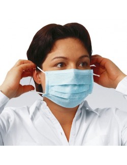 MASQUE COMFORT LOOP ELASTIQUE BLEU NONTISSE (X 50)