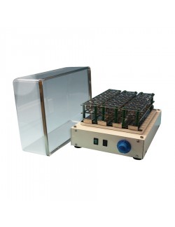 AGITATEUR DE KAHN + CLOCHE  + 3 PORTOIRS 30 TUBES