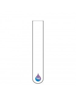 TUBE PLASTIQUE PS FOND ROND NS 5ML 75X13MM (X 2500)