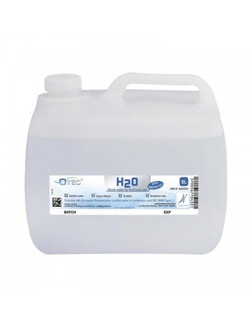 EAU PURIFIEE STERILE - BIDON DE 5 LITRES