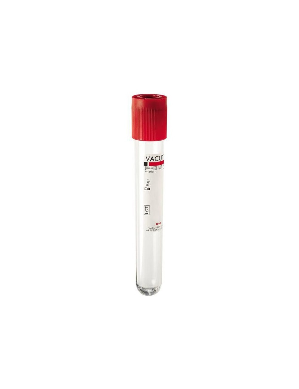 TUBE PRELEVEMENT VACUTEST 10ML SEC/SERUM (X 100)